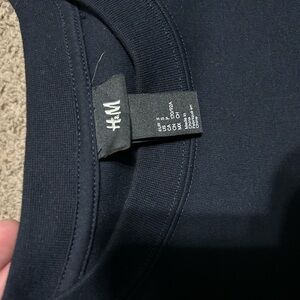 H&M Navy Blue Crew Neck Top